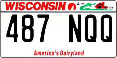 WI license plate 487NQQ