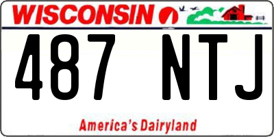 WI license plate 487NTJ