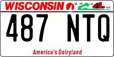 WI license plate 487NTQ