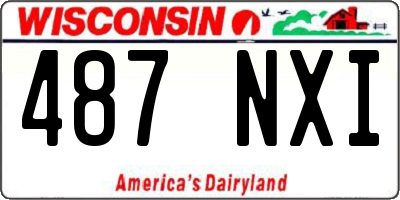 WI license plate 487NXI
