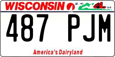 WI license plate 487PJM