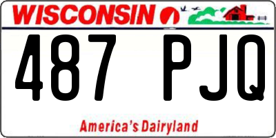 WI license plate 487PJQ