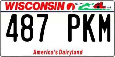 WI license plate 487PKM