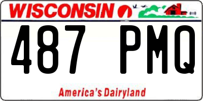 WI license plate 487PMQ