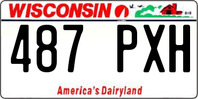 WI license plate 487PXH