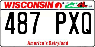 WI license plate 487PXQ