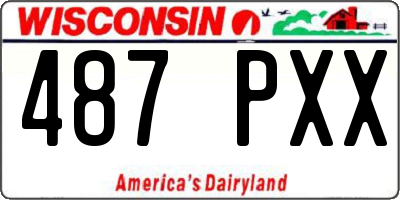 WI license plate 487PXX