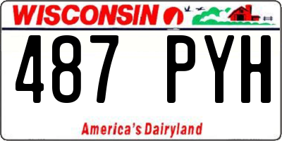WI license plate 487PYH