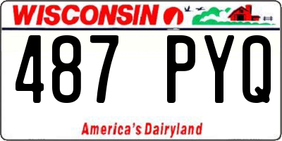 WI license plate 487PYQ