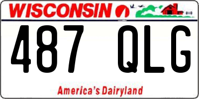WI license plate 487QLG