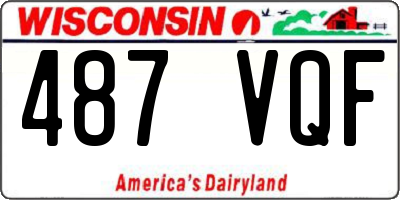 WI license plate 487VQF