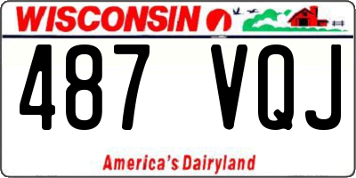 WI license plate 487VQJ