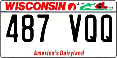 WI license plate 487VQQ