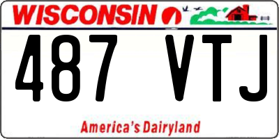 WI license plate 487VTJ