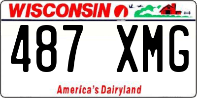 WI license plate 487XMG