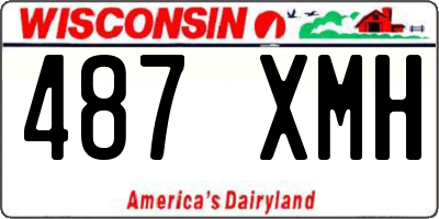 WI license plate 487XMH