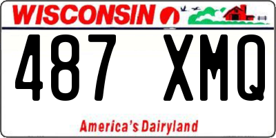 WI license plate 487XMQ