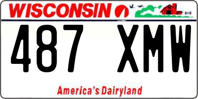 WI license plate 487XMW