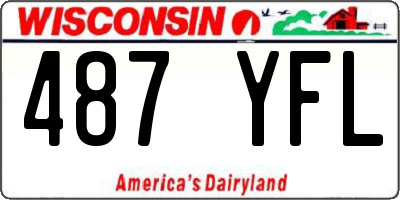 WI license plate 487YFL