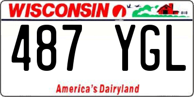 WI license plate 487YGL
