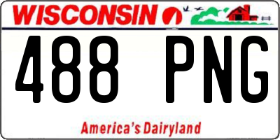 WI license plate 488PNG