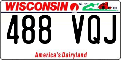 WI license plate 488VQJ