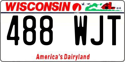 WI license plate 488WJT