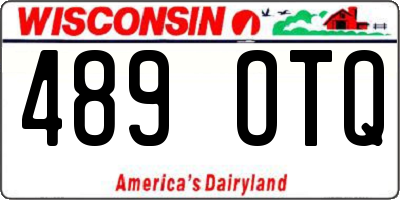 WI license plate 489OTQ