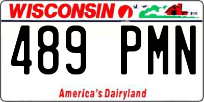 WI license plate 489PMN