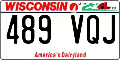 WI license plate 489VQJ