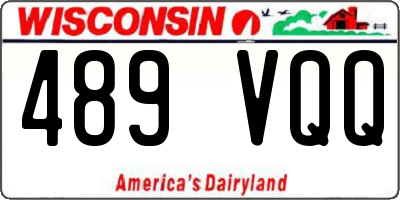 WI license plate 489VQQ