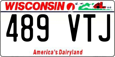 WI license plate 489VTJ