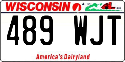 WI license plate 489WJT