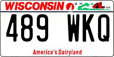 WI license plate 489WKQ
