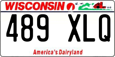 WI license plate 489XLQ