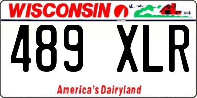 WI license plate 489XLR