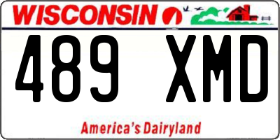 WI license plate 489XMD