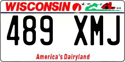 WI license plate 489XMJ