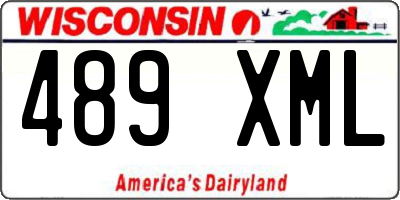 WI license plate 489XML