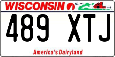 WI license plate 489XTJ