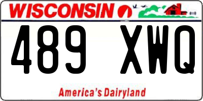 WI license plate 489XWQ