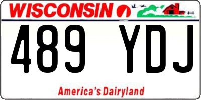 WI license plate 489YDJ