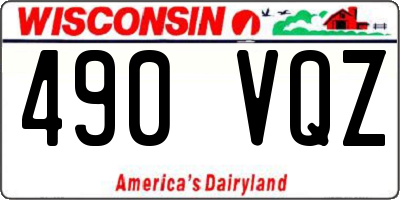 WI license plate 490VQZ