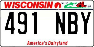 WI license plate 491NBY