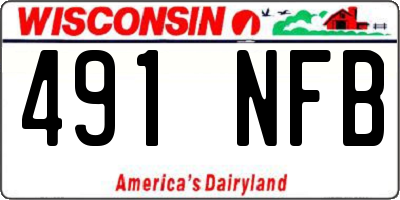 WI license plate 491NFB