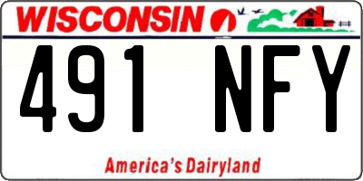 WI license plate 491NFY