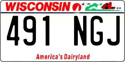 WI license plate 491NGJ
