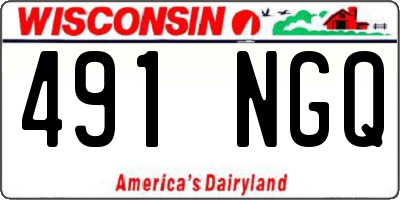WI license plate 491NGQ