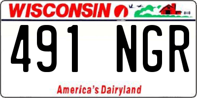WI license plate 491NGR