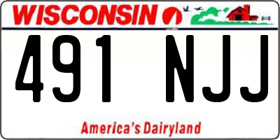 WI license plate 491NJJ